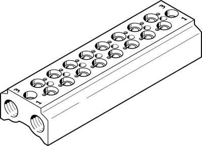 CPE14-3/2-PRS-3/8-8 Anschlussblock-1
