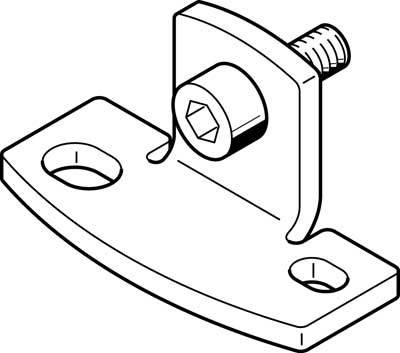 FESTO Befestigungswinkel 567038 VAME-S6-W-M46 1 St.