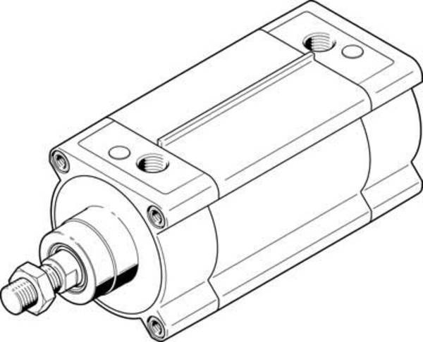 FESTO 1782834 DSBF-C-100-500-PPSA-N3-R Normzylinder  Hublänge: 500 mm 1 St.