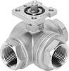 FESTO VZBE-1-T-63-F-3L-F05-V15V15 4834292 Standard-Kugelhahn Innengewinde: 20 mm 1 St.