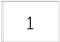 Zahl '1' zentriert auf weißem Hintergrund.