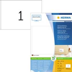Image of Herma 8690 Etiketten 148.5 x 205 mm Papier Weiß 400 St. Adress-Etiketten, Universal-Etiketten Tinte, Laser, Kopie 400