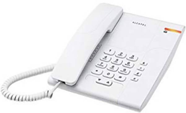 Alcatel Temporis 180 Blanc Schnurgebundenes Telefon, analog Wahlwiederholung  Weiß