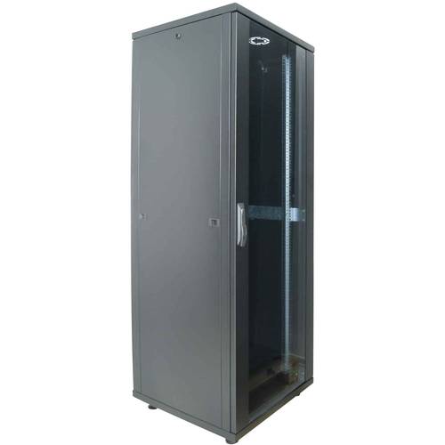 Intellinet 19 Netzwerkschrank Basic Line 42HE 2033x600x800mm Flatp. Traglast 600kg schwarz 19 Zoll Netzwerkschrank (B x ...