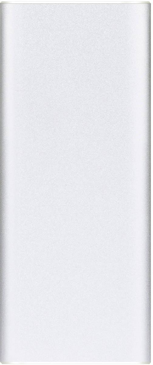 Ein weißes rechteckiges Gerät mit glatter Oberfläche, möglicherweise ein technisches Gerät wie ein Router oder Modem.