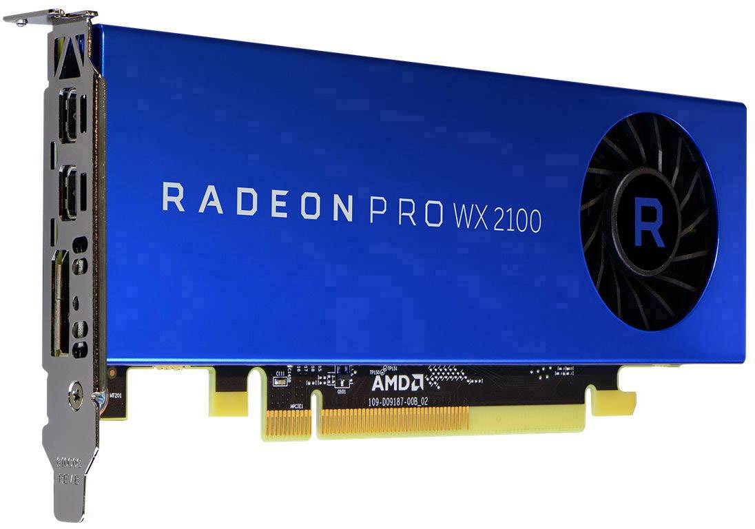 AMD Radeon Pro WX 2100 - Grafikkarten - Radeon Pro WX 2100 - 2 GB GDDR5 - PCIe 3.0 x16 - 2 x Mini DisplayPort, DisplayPo-1