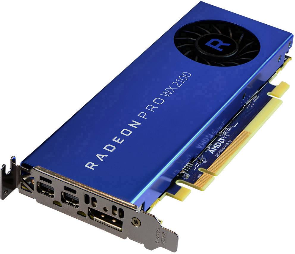 AMD Radeon Pro WX 2100 - Grafikkarten - Radeon Pro WX 2100 - 2 GB GDDR5 - PCIe 3.0 x16 - 2 x Mini DisplayPort, DisplayPo-2