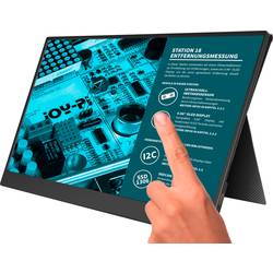 Image of Joy-it Joy-View 15 Touchscreen-Monitor EEK: A (A - G) 39.6 cm (15.6 Zoll) 1920 x 1080 Pixel 16:9 USB-C™, Mini HDMI™,