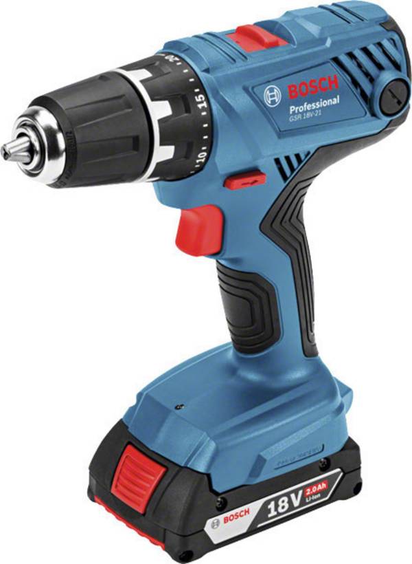 Bosch Professional GSR 18V-21 06019H1009 Akku-Bohrschrauber  18 V  Li-Ion ohne Akku