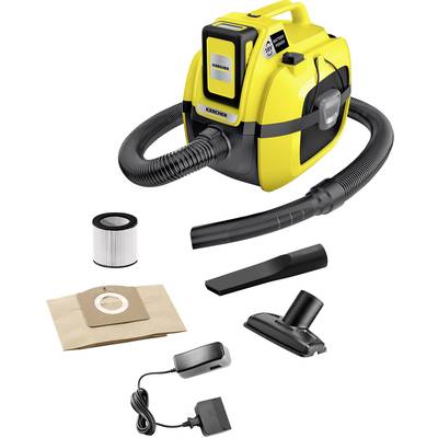 Kärcher Home & Garden WD 1 Compact Battery 1.198-301.0 Nass-/Trockensauger 230 W 7 l inkl. 1 Akku