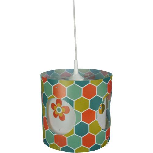 Niermann Explore Blume Pendelleuchte Energiesparlampe, LED E27 60 W Bunt