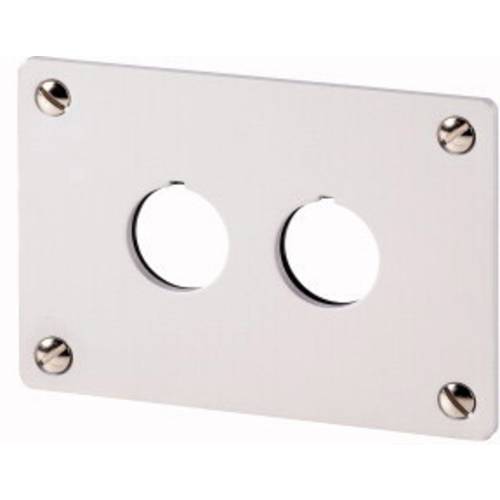 Eaton M22-E2 216543 Einbaurahmen 2 Einbaustellen (Ø x H) 22 mm x 72 mm Grau 1 St.