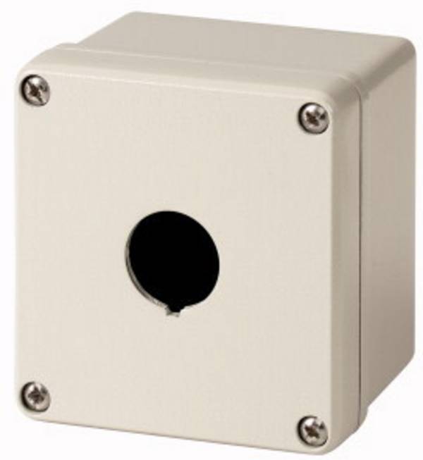 Eaton M22-I1M-SAL 118457 Aufbaugehäuse 1 Einbaustelle (Ø x H) 22 mm x 84 mm NOT-HALT Grau 1 St. Piece