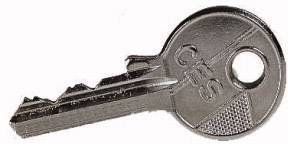 1x Ersatzschlüssel" >KMS 1< für CES EATON Moeller Standard Schlüssel Serie KMS 