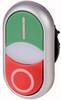 Eaton 284830 M22-DDLM-GR-X1/X0 Doppeldrucktaster Frontring Kunststoff Knopf 1 St. Piece