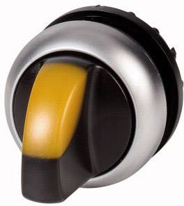 Eaton 284396 M22-WLKV-Y Wahltaste Frontring Kunststoff Knebel Schwarz 1 St.