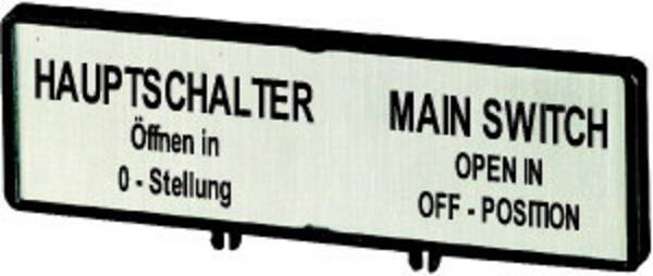 Eaton ZFS61/62-T0 030170 Schildträger mit Schild (L x B) 48 mm x 17 mm   1 St.