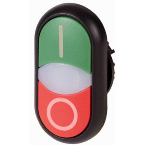 Eaton 216701 M22S-DDL-GR-X1/X0 Doppeldrucktaster Frontring Kunststoff 1 St.