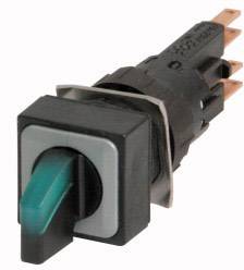 Eaton 039247 Q18LWK1R-GN/WB Wahltaste Frontring Kunststoff Knebel Schwarz 1 St.