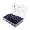 TRU COMPONENTS T1905CA055 Schrumpfschlauchsortiment Schwarz Schrumpfrate:2:1 750 Teile