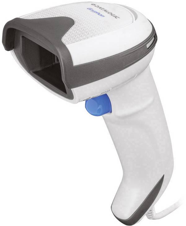 Datalogic Gryphon I GD4520 Barcode-Scanner Kabelgebunden 1D, 2D Imager Weiß Hand-Scanner USB