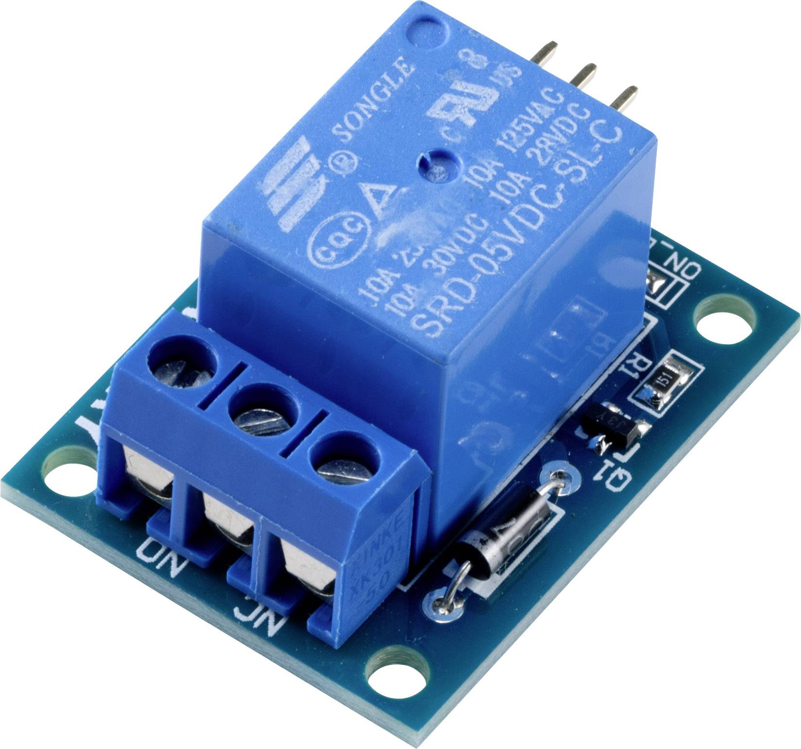 MAKERFACTORY MF-6402384 Relais Modul 1 St. Passend für (Entwicklungskits): Arduino-1