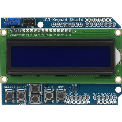 MAKERFACTORY  Display-Modul 5.6 cm (2.22 Zoll) 16 x 2 Pixel Passend für (Entwicklungskits): Arduino mit Hintergrundbeleu