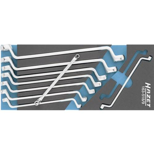 Hazet 163-518/9 Doppel-Ringschlüssel-Satz 9teilig Schlüsselweite (Metrisch) 6 - 23 mm