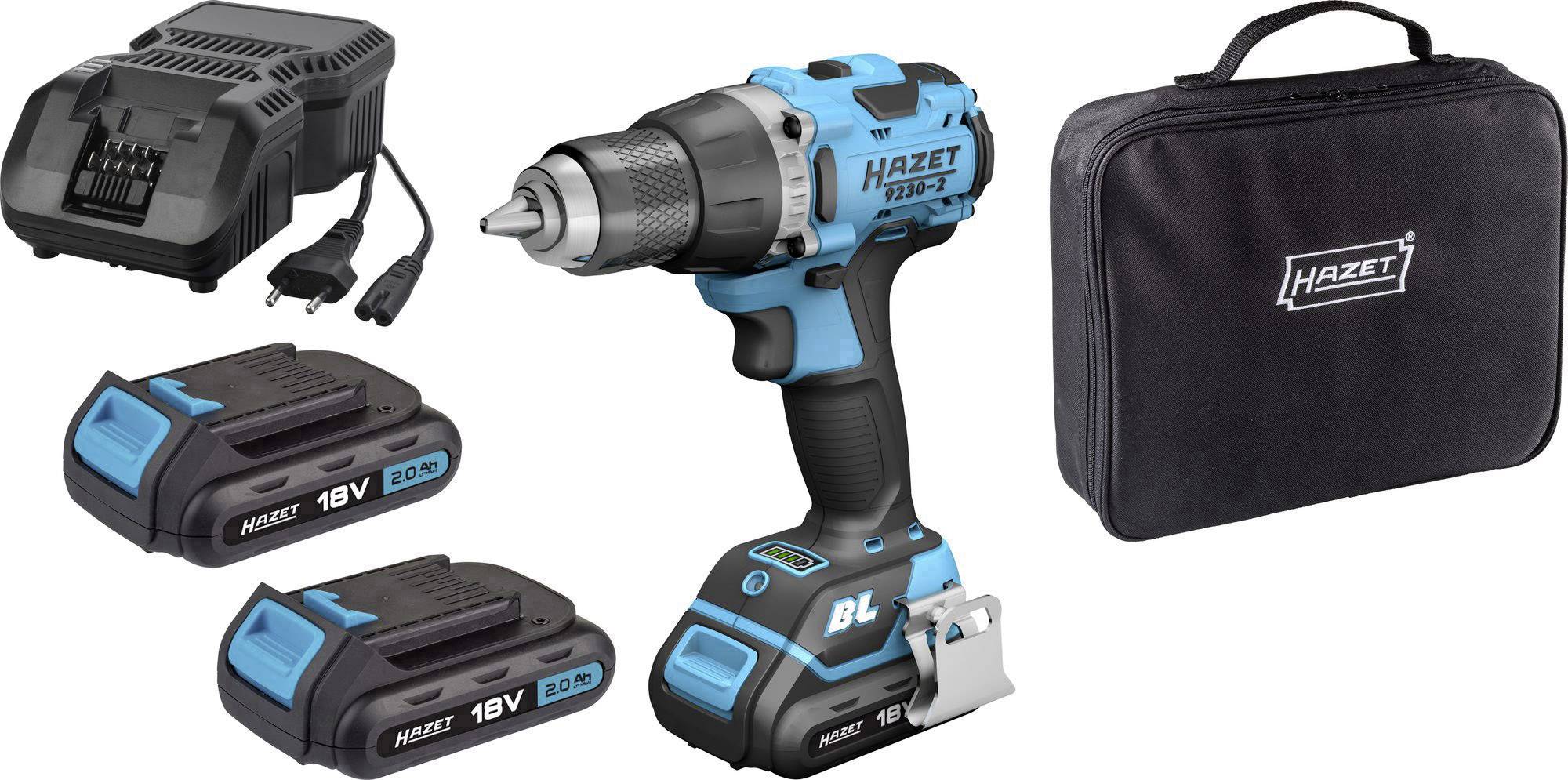 Aku vrtačka Hazet 9230-2/4, 18 V, Li-Ion akumulátor
