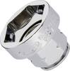 VIGOR Sechskant Steckschlüsseleinsatz ∙ superflach ∙ V6202-21 ∙ Vierkant hohl 10 mm (3/8 Zoll) ∙ Außen Sechskant Profil