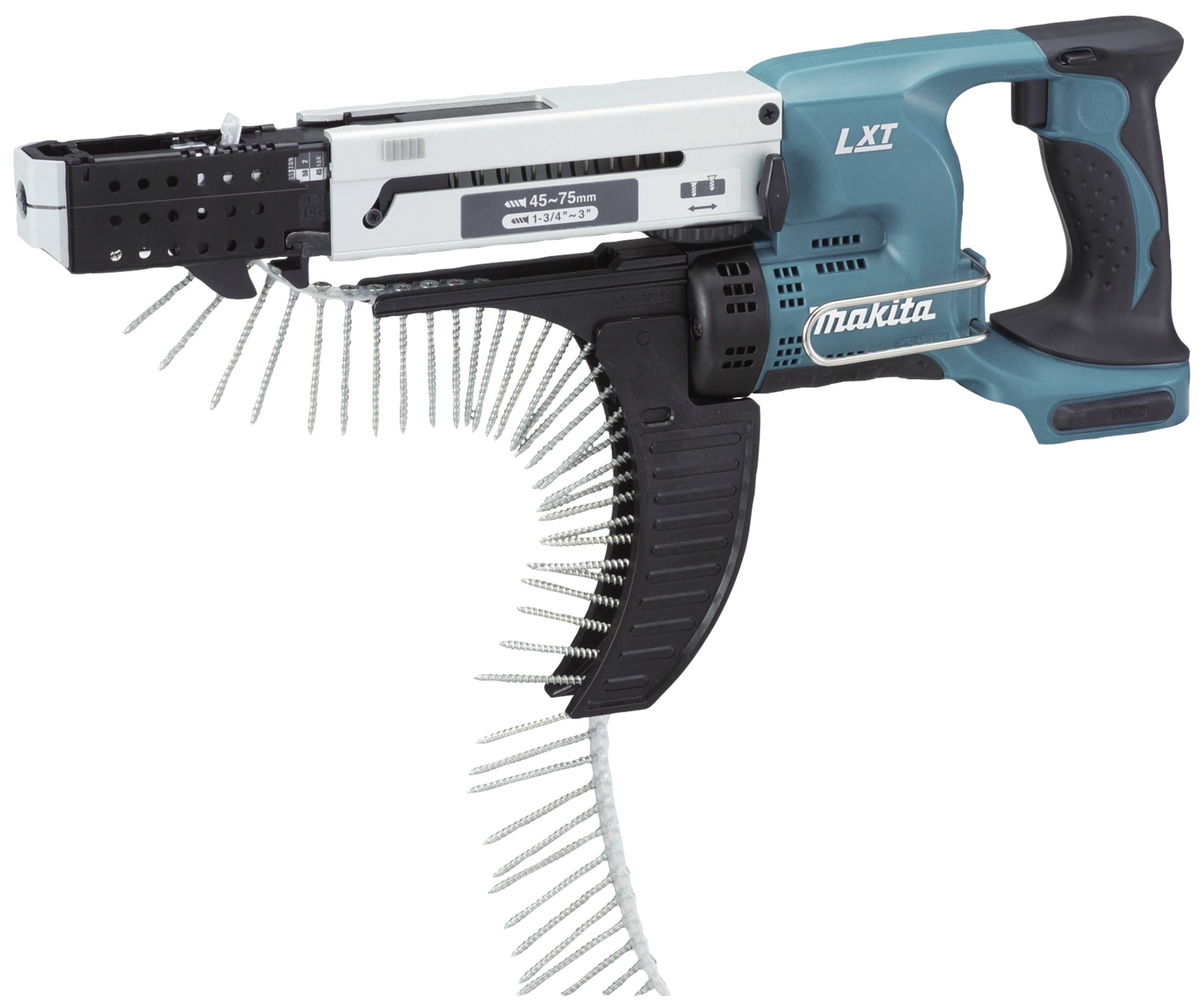 Makita DFR750Z Skruvdragare batteri 18 V Li-Ion exkl. batteri/laddare, Utan laddare