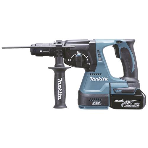 Makita DHR243RTJ SDS-Plus-Akku-Kombihammer 18 V 5 Ah Li-Ion