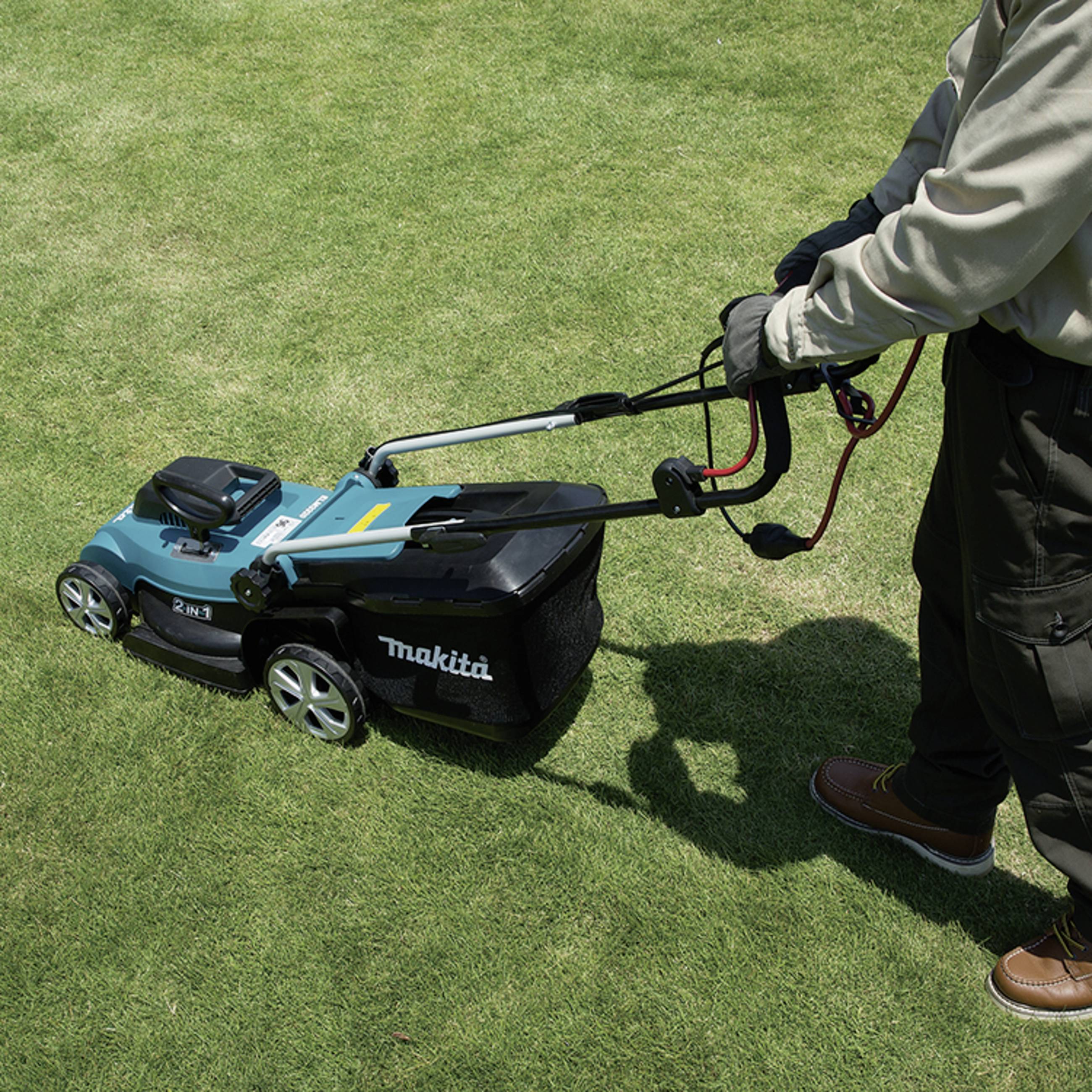 Makita ELM3320 Elektro Rasenmäher mit Schnitthöhenverstellung 1200 W Schnittbreite (max.) 330 mm Geeignet für bis 400 m2-2