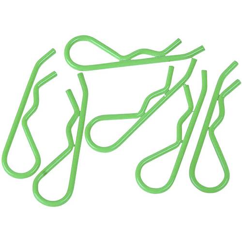 XCeed 1:8 Karosserie-Klammern Grün (fluoreszierend) 1 St.