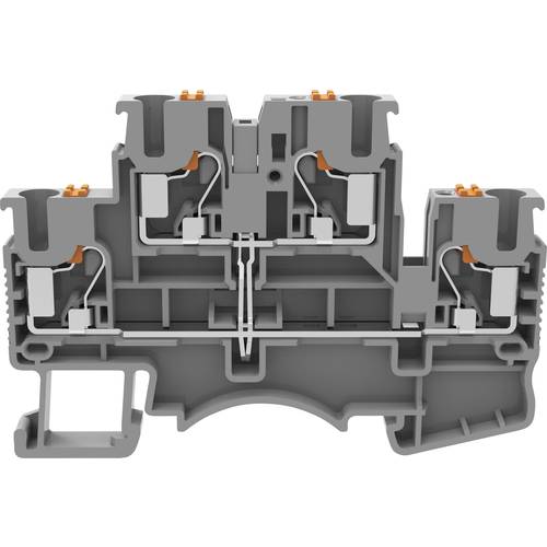 Thumbnail - Degson DSKK2.5-01P-11-50-A(H) Doppelstock-Durchgangsklemme Push-In-Klemme Grau 1 St.