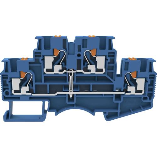 Thumbnail - Degson DSKK4-01P-12-50-A(H) Doppelstock-Durchgangsklemme Push-In-Klemme Blau 1 St.
