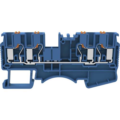 Degson DS2.5-QU-01P-12-00A(H) Durchgangsklemme Push-In-Klemme Blau 1 St.