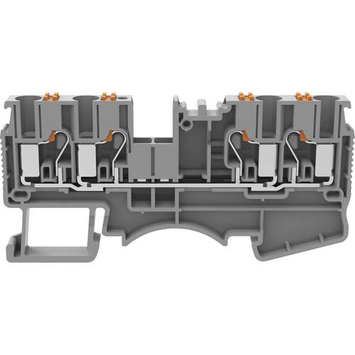 Degson DS2.5-QU-01P-11-00A(H) Durchgangsklemme Push-In-Klemme Grau 1 St.