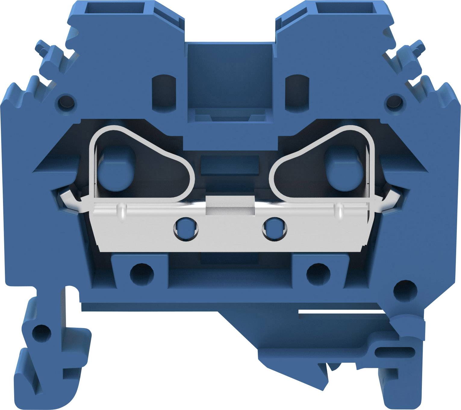 Degson WS6-SD-01P-12-00A(H) Durchgangsklemme Federklemme Blau 1 St.