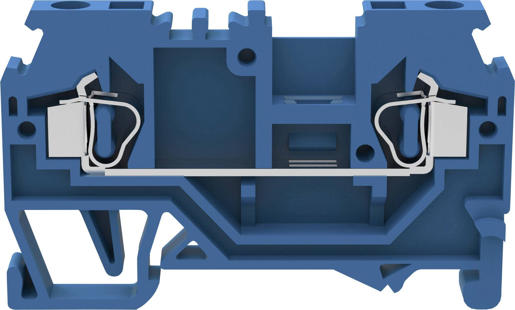 Degson WS2.5-01P-12-00A(H) Durchgangsklemme Federklemme Blau 1 St.