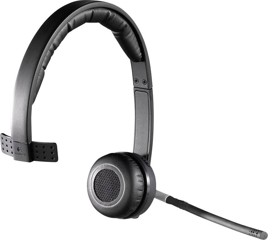 Logitech Mono H820e On Ear Headset Funk, kabelgebunden, DECT Mono Schwarz Mikrofon-Stummschaltung Computer-2