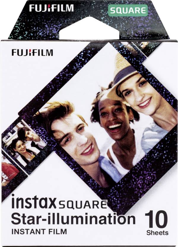 Fujifilm Instax Square Star illumination - Instant-Farbfilm - 10 Belichtungen