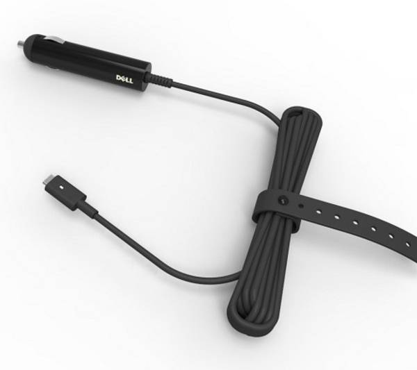 Dell Netzteil - Pkw / Flugzeug - 65 Watt Notebook-Netzteil 65 W mit DC-Adapter