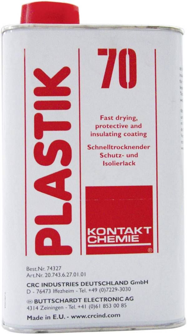 Kontakt Chemie PLASTIK 70 74327-AA Isolier- und Schutzlack  1 l