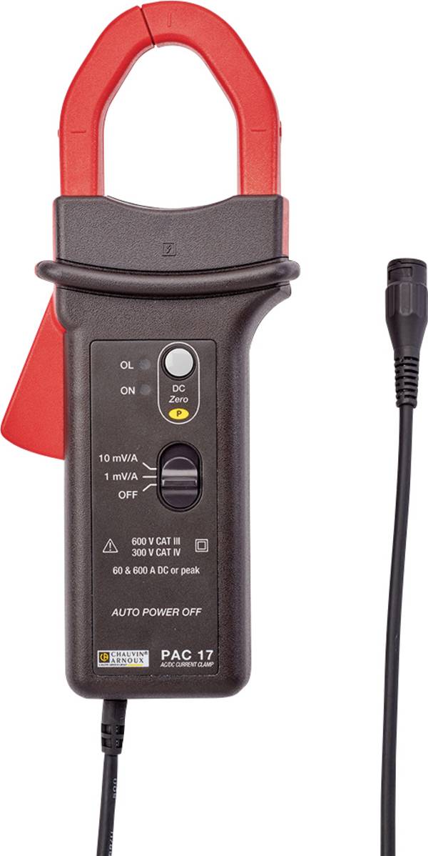 Chauvin Arnoux PAC 17 Stromzangenadapter Messbereich A/AC (Bereich): 0.5 - 400 A Messbereich A/DC (Bereich): 0.5 - 600 A