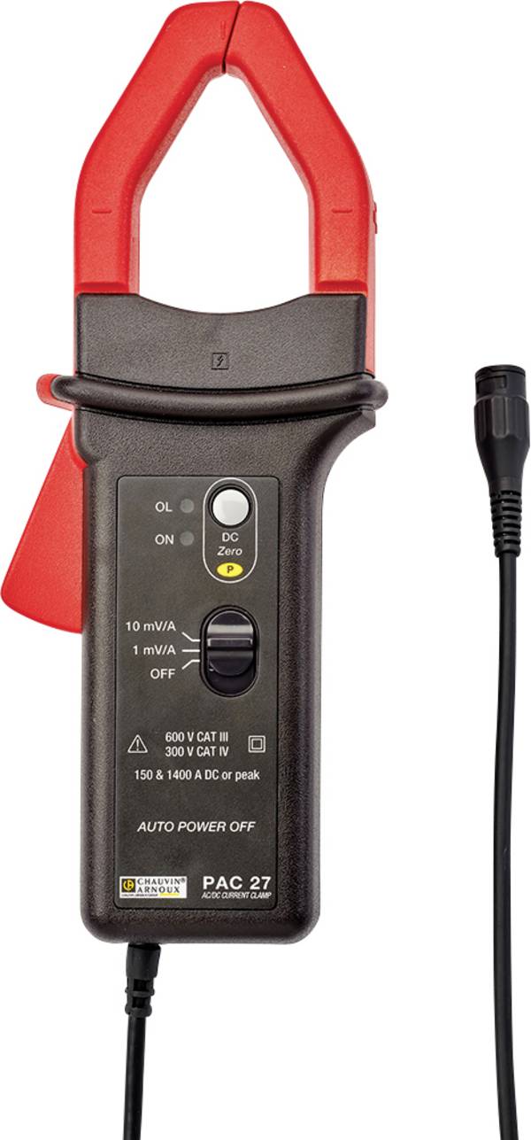 Chauvin Arnoux PAC 27 Stromzangenadapter Messbereich A/AC (Bereich): 0.5 - 1000 A Messbereich A/DC (Bereich): 0.5 - 1400 A