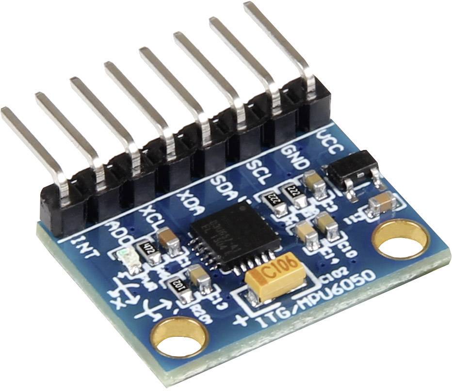 JOY-IT MPU6050 Beschleunigungs-Sensor 1 St. Passend für: micro:bit, Arduino, Raspberry Pi, Ro
