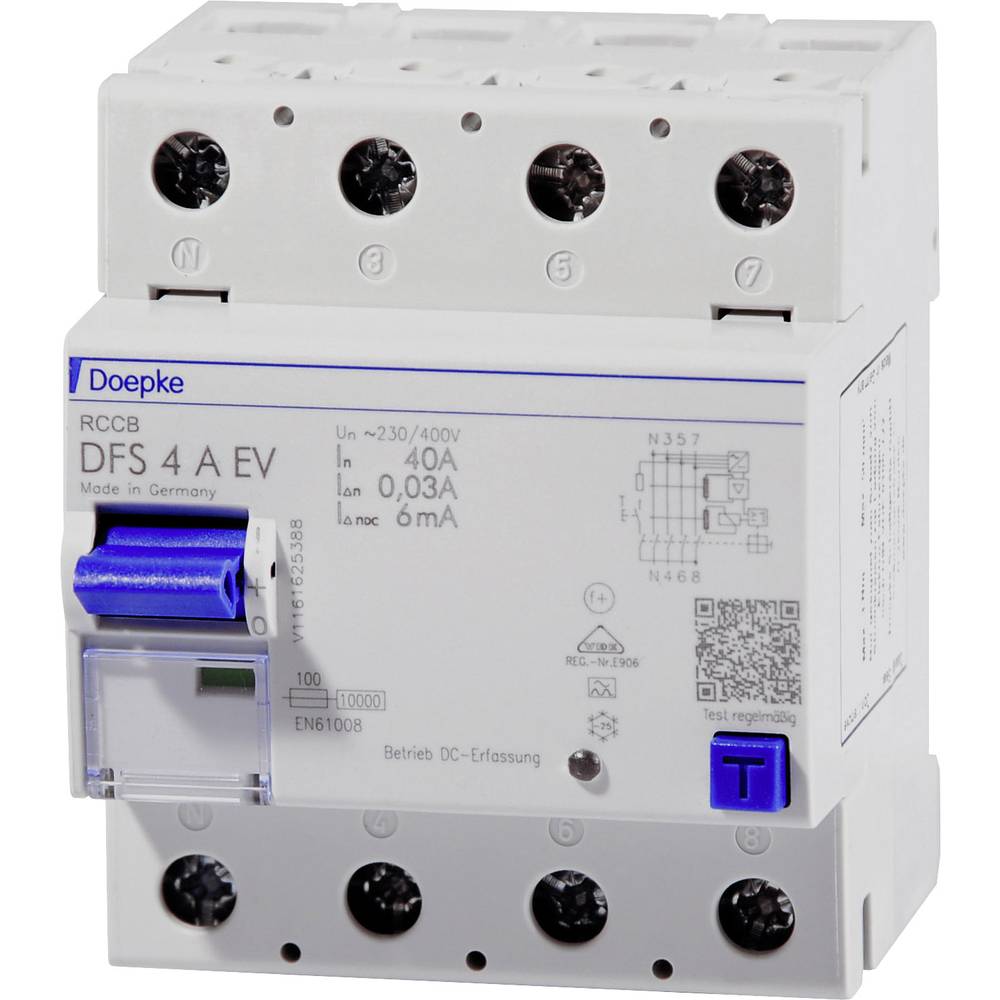 DFS4 040-4-0,03-EV Residual current breaker 4-p 40-0,03A DFS4 040-4-0,03-EV