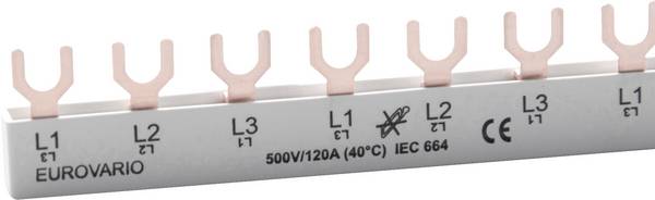Doepke 09920190 DOEPKE Phasenschiene EV-S G 3.11.120 Phasenschiene Mehrfarbig 10 mm² 63 A 690 V 1 St.