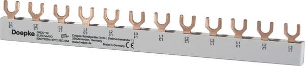 Doepke 09920119 DOEPKE Phasenschiene EV-S G 3.12.120 Phasenschiene Mehrfarbig 10 mm² 63 A 690 V 1 St.